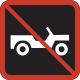 No off-road vehicles allowed